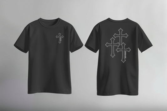 Christian T-Shirt | Jesus | Cross | Faith-Based Streetwear | Religious | Sportswear | Minimal